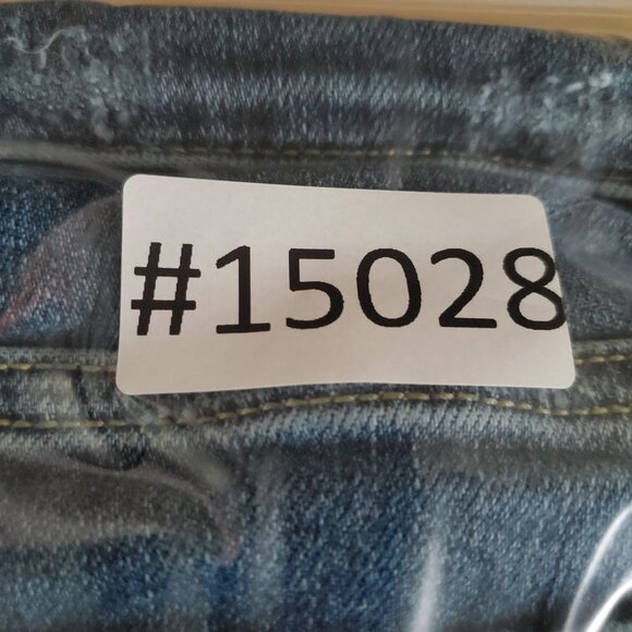 Judy Blue Shorts Womens XL Blue Distressed Denim High Rise Raw Hem Stretchy - Picture 12 of 12